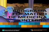 PROGRAMA FORMATIVO DE MEDICINA INTERNA 2019-09-27¢  5 PROGRAMA FORMATIVO DE MEDICINA INTERNA 3. Programa