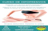 CURSO DE HIPOPRESIVOS ejercicios respiratorios y posturales Mejora el tono muscular aportando beneficios