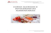 Temario Curso Alergias Alimentarias Las alergias alimentarias afectan entre un 2 y un 4% de la poblaciأ³n