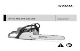 Venta Online de herramientas - STIHL MS 210, 230, Servicio de invierno 32 Arrancar / parar el motor