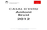 Dossier Casal ANTONI BRUSI 2012 - 2012-06-04آ  3a setmana Bassa St. Oleguer (Sabadell) Multiesport UBAE