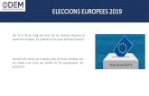 ELECCIONS EUROPEES 2019 ... ELECCIONS EUROPEES 2019 Del 23 al 26 de maig van tenir lloc les novenes