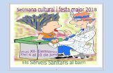 SETMANA CULTURAL I FESTA - SETMANA CULTURAL I FESTA MAJOR 2018 SALUTACIأ“ DE LA JUNTA La Setmana Cultural