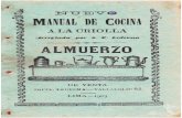 Nuevo Manual de Cocina a la Criolla - 1903