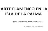 Arte flamenco en la isla de la palma