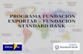 PROGRAMA FUNDACI“N EXPORTAR â€“ FUNDACI“N STANDARD BANK