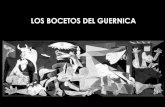 Los bocetos del Guernica