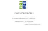 PNUD/ART EL SALVADOR