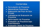 Formulaci³n de Proyectos Matemticas Financieras Elaboraci³n Del