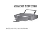 Impresora multifuncin KODAK ESP multifuncin KODAK ESP C310 ES Software Home Center El Software KODAK Home Center se instala junto con el software de la impresora multifuncin KODAK,