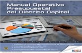 Manual Operativo Presupuestal - ipes.gov.co .Manual Operativo Presupuestal del Distrito Capital Secretaría