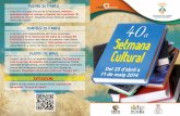 Programa Setmana Cultural 2014