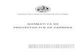 Normativa Proyectos Fin de Carrera a Fecha 15-11-2012