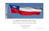 Taller Foro Energia- La Matriz Electrica de Chile- Modelo, Experiencias y Lecciones Aprendidas