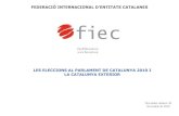 LA CATALUNYA EXTERIOR LES ELECCIONS AL PARLAMENT ... Eleccions al Parlament de Catalunya del 28 de novembre