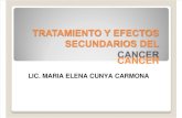 Tratamiento y Efectos Secundarios Del Cancer