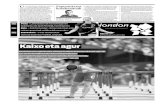 Kaixo eta agur - 2012. 8. 8.آ  Kaixo eta agur Orain lau urte egin bezala,Xiang Liu atleta txinatarrak