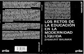Bauman Z. Los Retos de La Educacion en La Modernidad Liquida