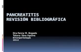 PANCREATITIS  Revisi³n bibliogrfica