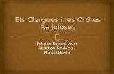 Els clergues i les ordres religioses